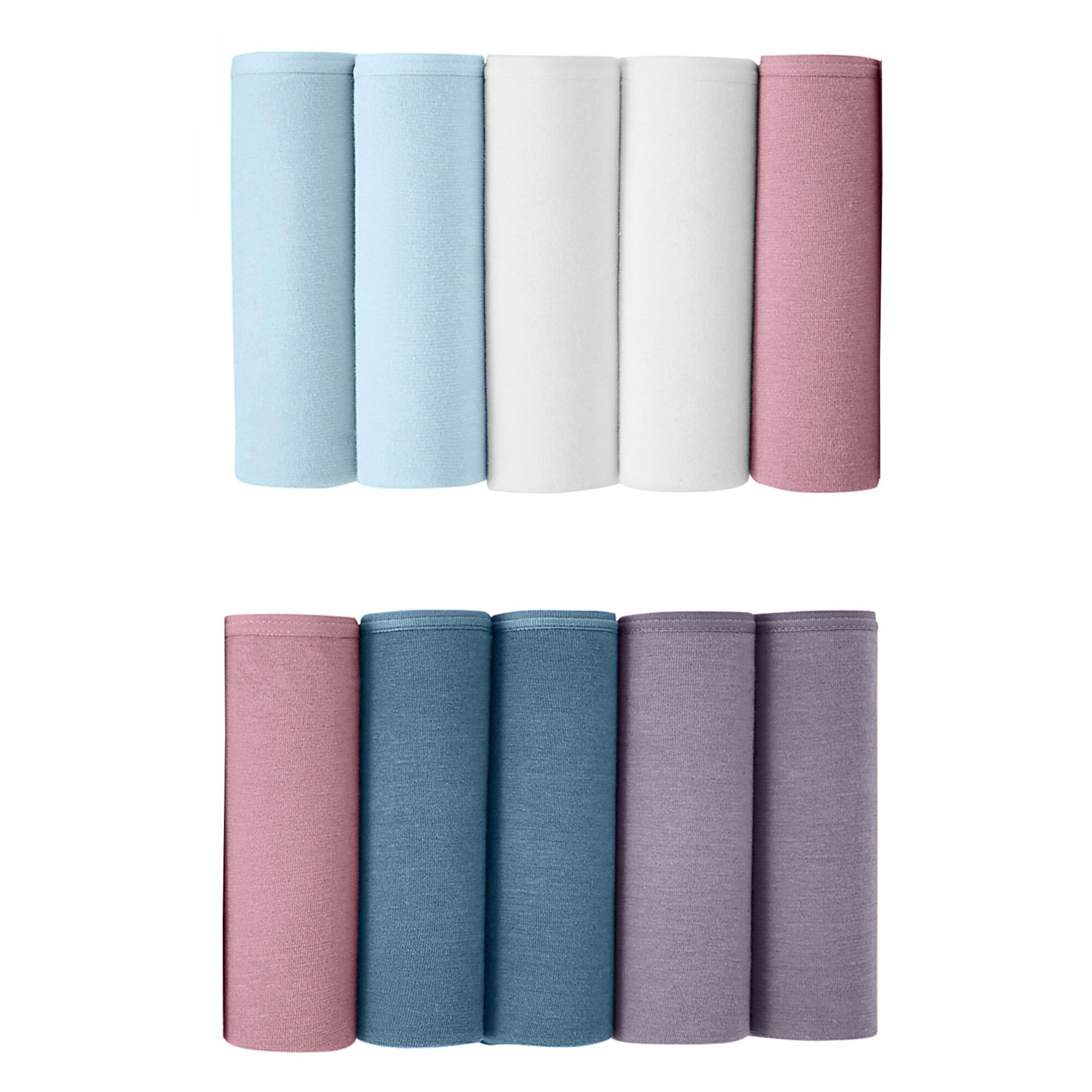 Boxer en coton extensible uni – Lot de 10