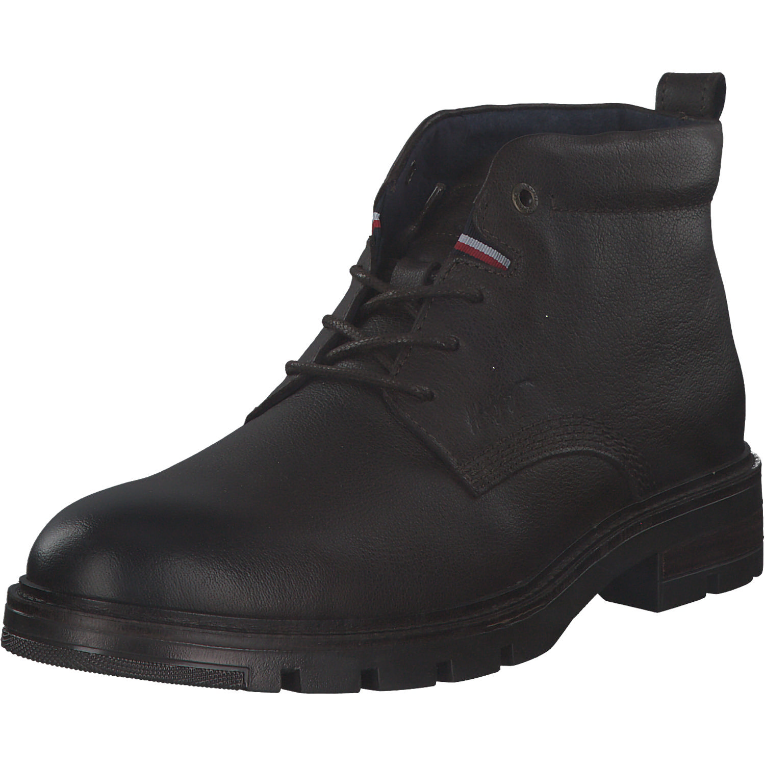 Tommy Hilfiger FM0FM03777, Schnürstiefeletten, Herren, Schwarz