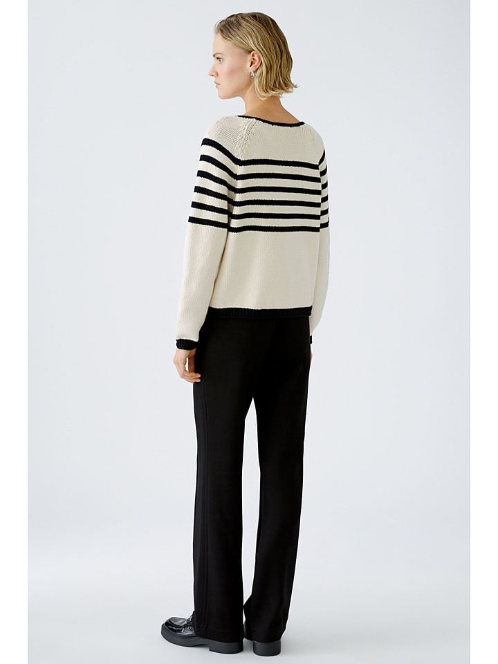 Oui Pullover in Creme günstig kaufen