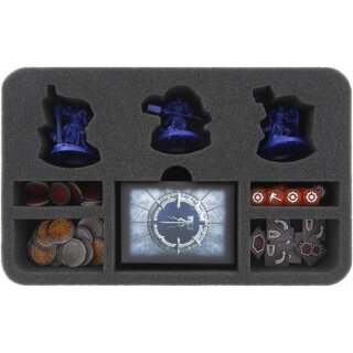 Feldherr 50 mm Schaumstoffeinlage für Warhammer Underworlds Shadespire: Stormcast Eternals