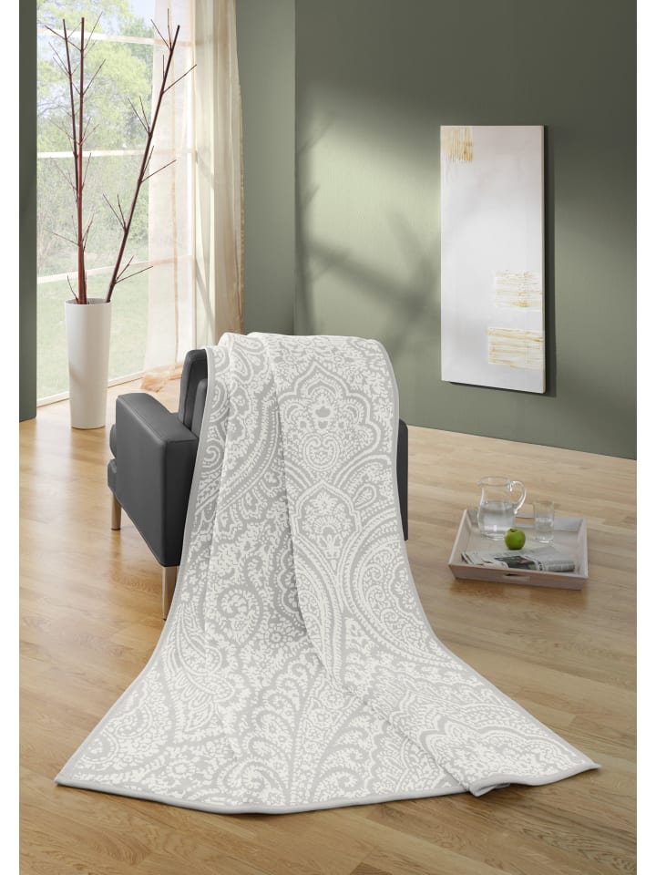 Traumschloss Cotton Home Wohndecke Swinging in weiß günstig kaufen 150 x 200 cm