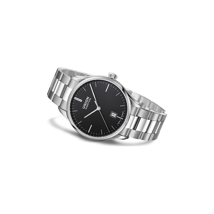 Union Glashütte Herrenuhr Viro Datum 41 mm