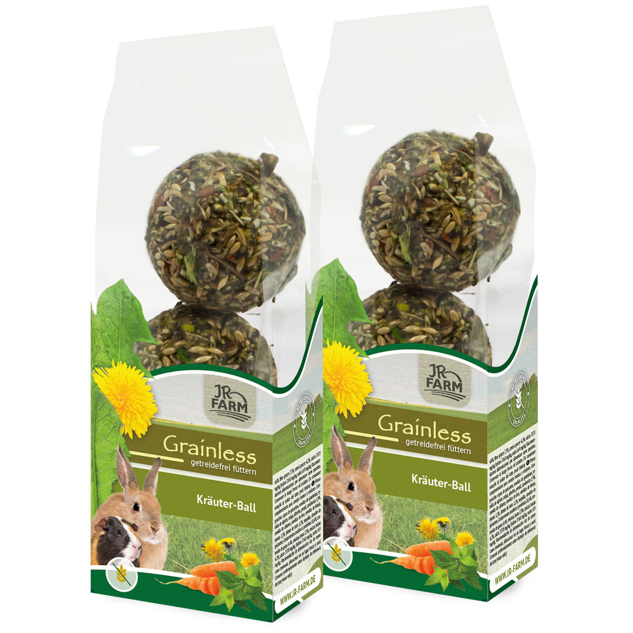 JR Farm Snacks JR Farm Grainless Kräuter-Ball 6 Stück 2x75g