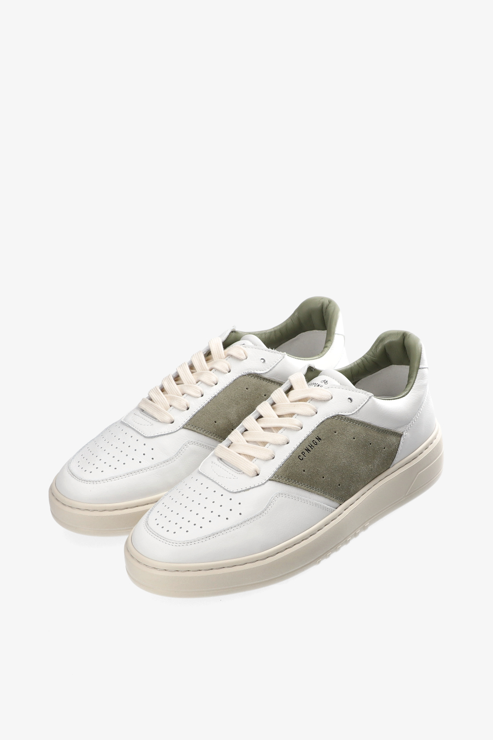CPH1M leather mix white/olive