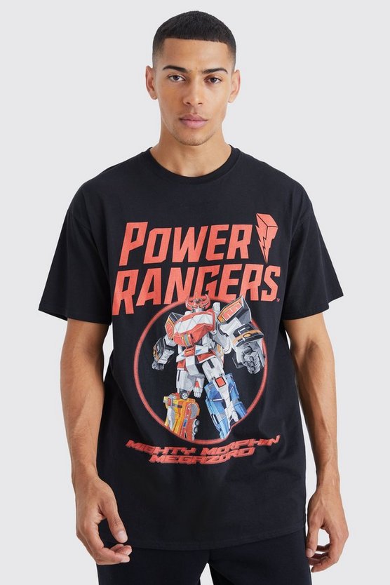 Oversize T-Shirt mit lizenziertem Power Rangers Print