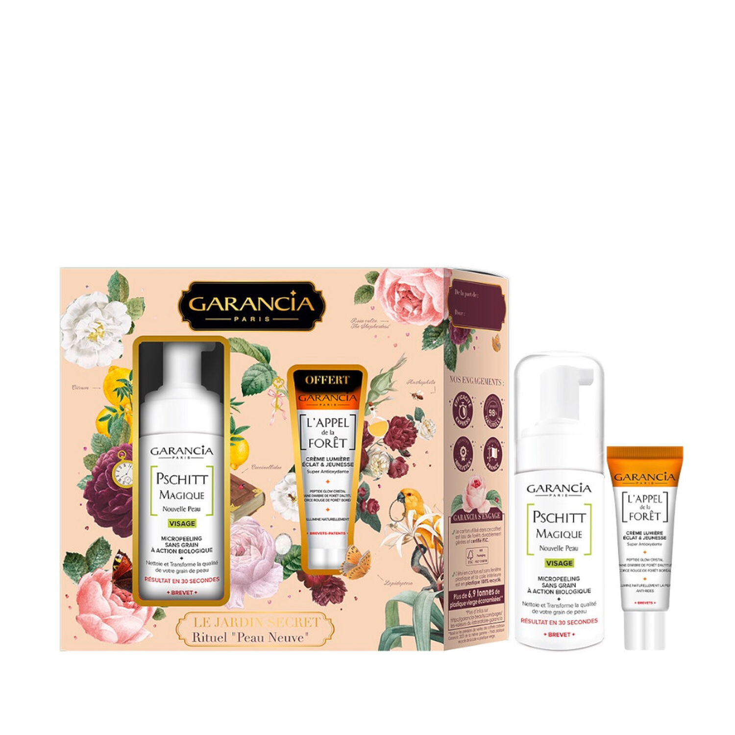 Garancia Rituel Peau Neuve Coffret Pschitt Magique 100 ml + Crème Lumière 20 ml