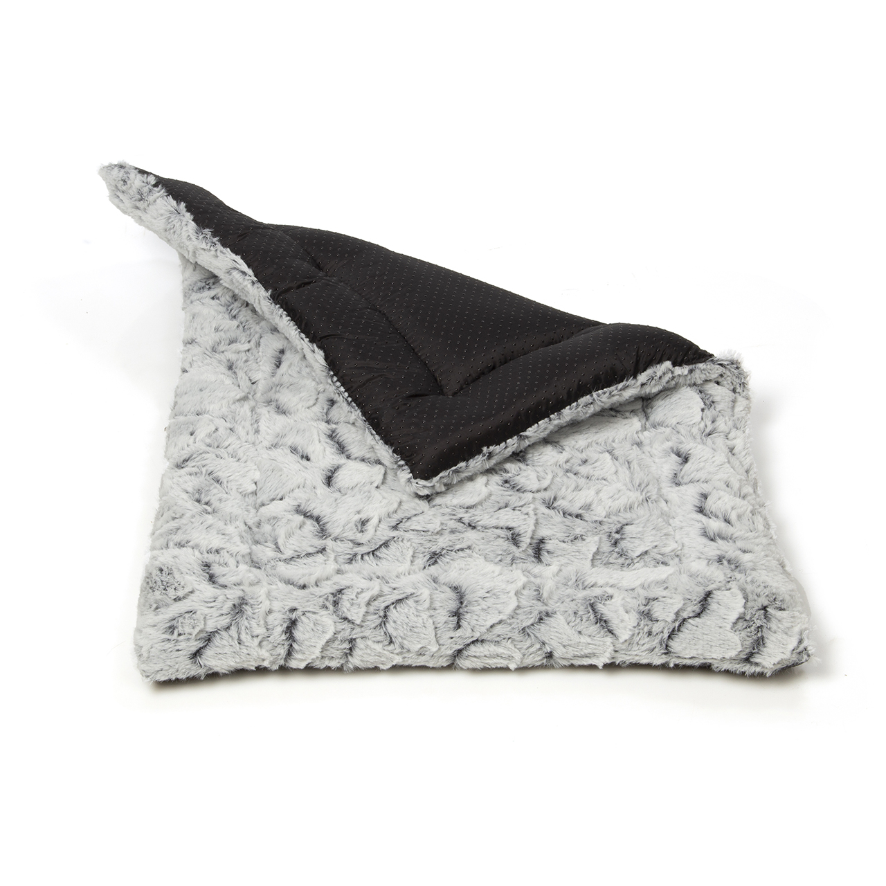 Wallace & Jones Hundebetten Wallace & Jones gepolsterte Plüsch Wendedecke Snow L