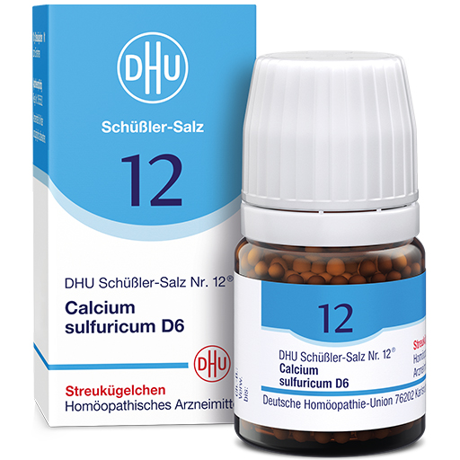 BIOCHEMIE DHU 12 Calcium sulfuricum D 6 Globuli  10 g  Globuli