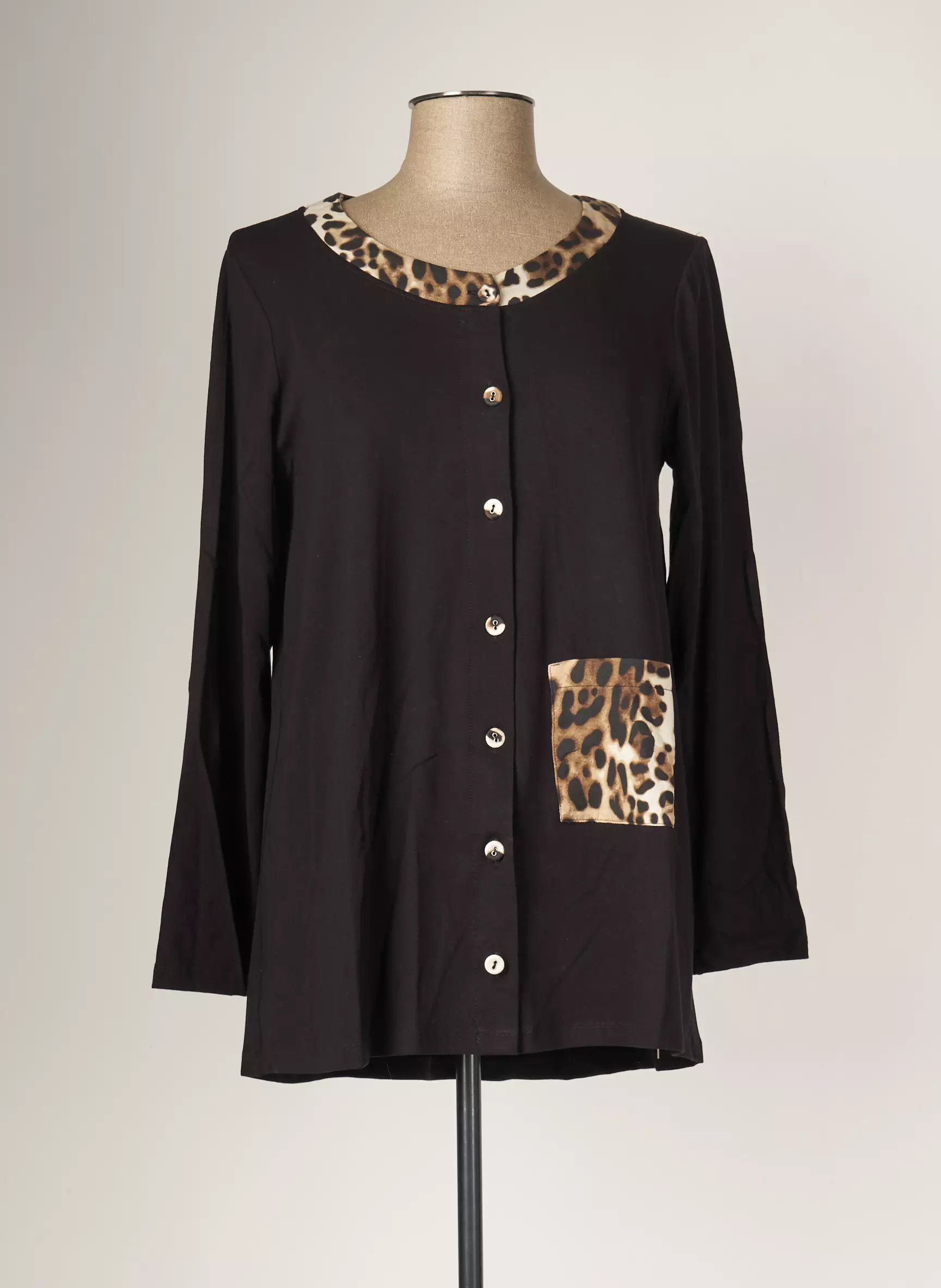 G Oze Cardigans Femme couleur noir