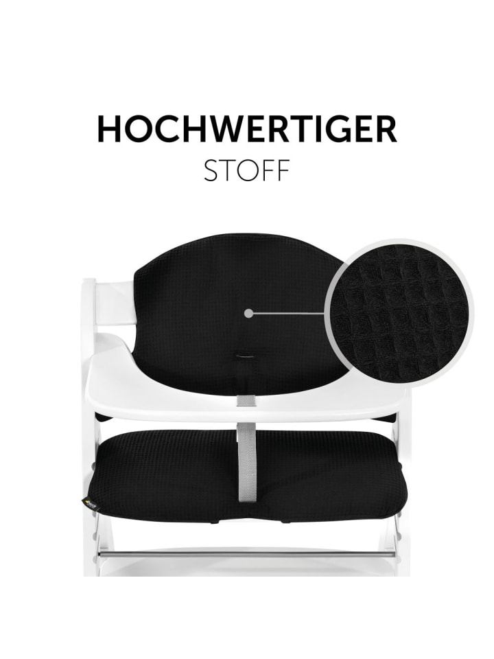 Hauck Sitzkissen / Hochstuhlauflage für Alpha Hochstuhl - in schwarz günstig kaufen onesize
