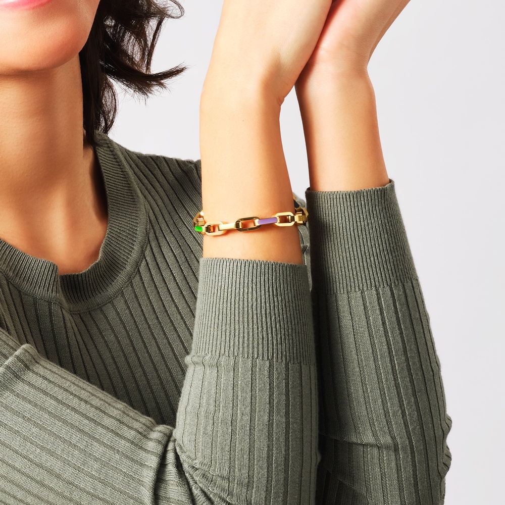 Esprit Bracelet Acier inoxydable, Émail Bracelet