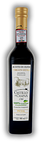 Castillo de Canena Reserva Familiar Picual Olivenöl Extra Virgin Castillo de Canena Reserva Familiar Picual Olivenöl Extra Virgin 100% Natives Olivenöl extra aus der Olivensorte Picual. 0,5	 Liter