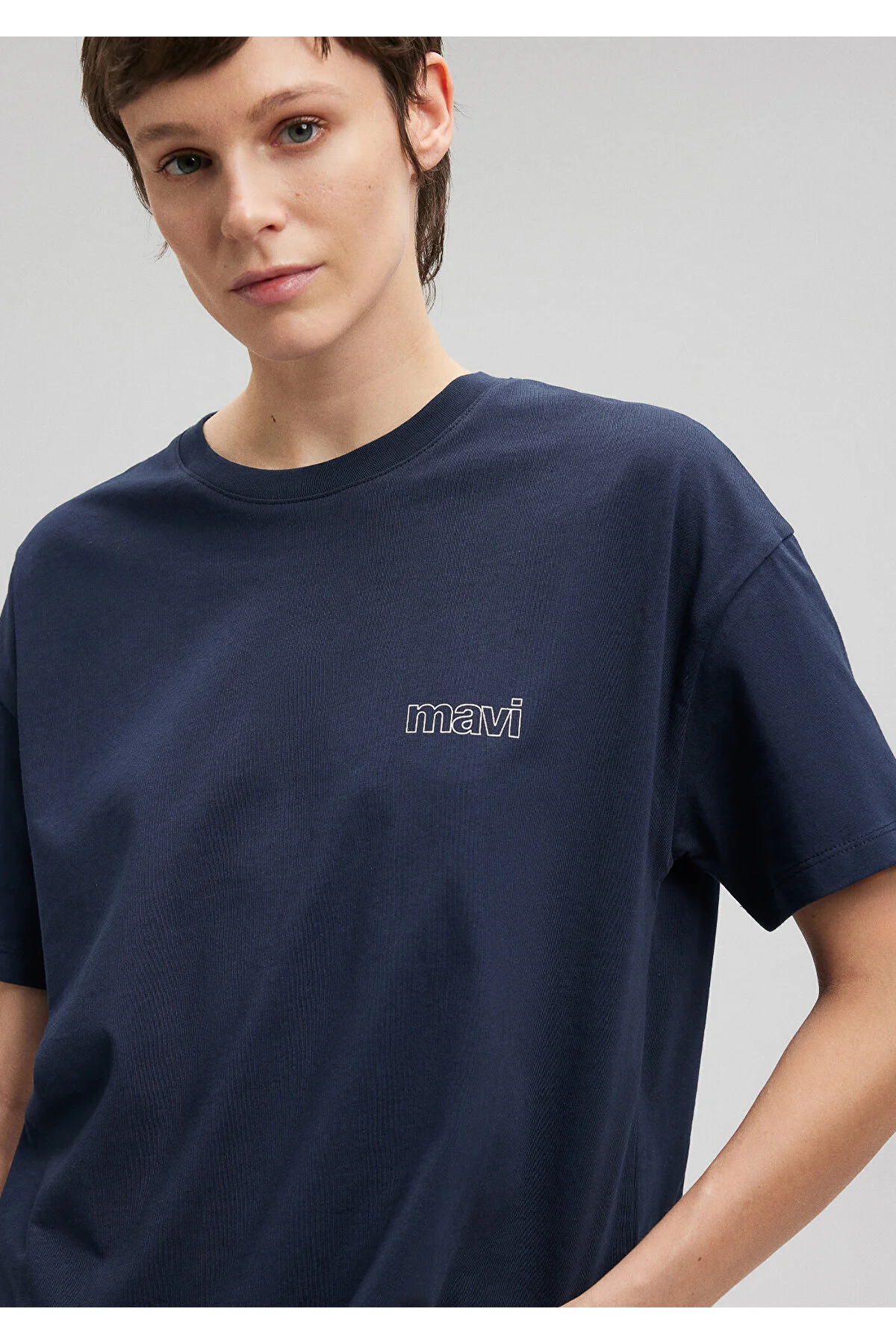 Mavi  T-Shirt - Dunkelblau - Relaxed Fit