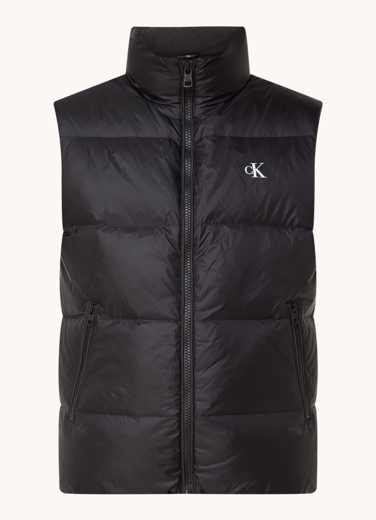 Calvin Klein Quilted bodywarmer with down filling and logo embroidery