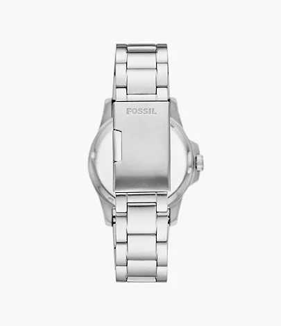 Fossil Uhr Fossil Blue Dive 3-Zeiger-Werk Datum Edelstahl