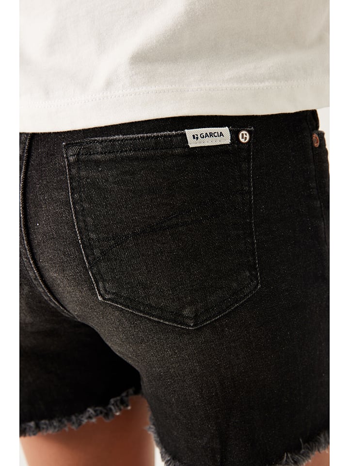 Garcia Jeans-Shorts in Schwarz günstig kaufen