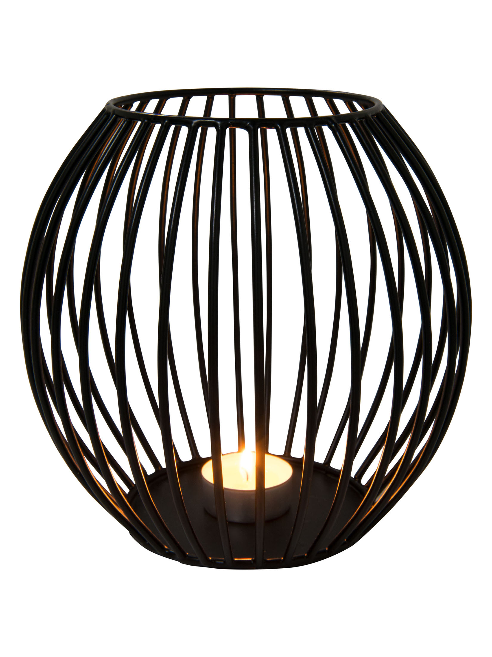 Candle Ball Teelichthalter, Black