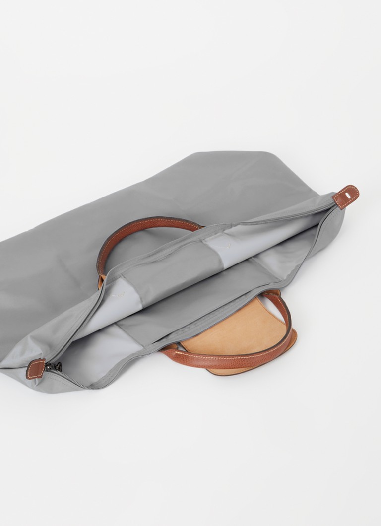 Geantă de voiaj Longchamp Le Pliage Original, mărimea S, cu detalii din piele.