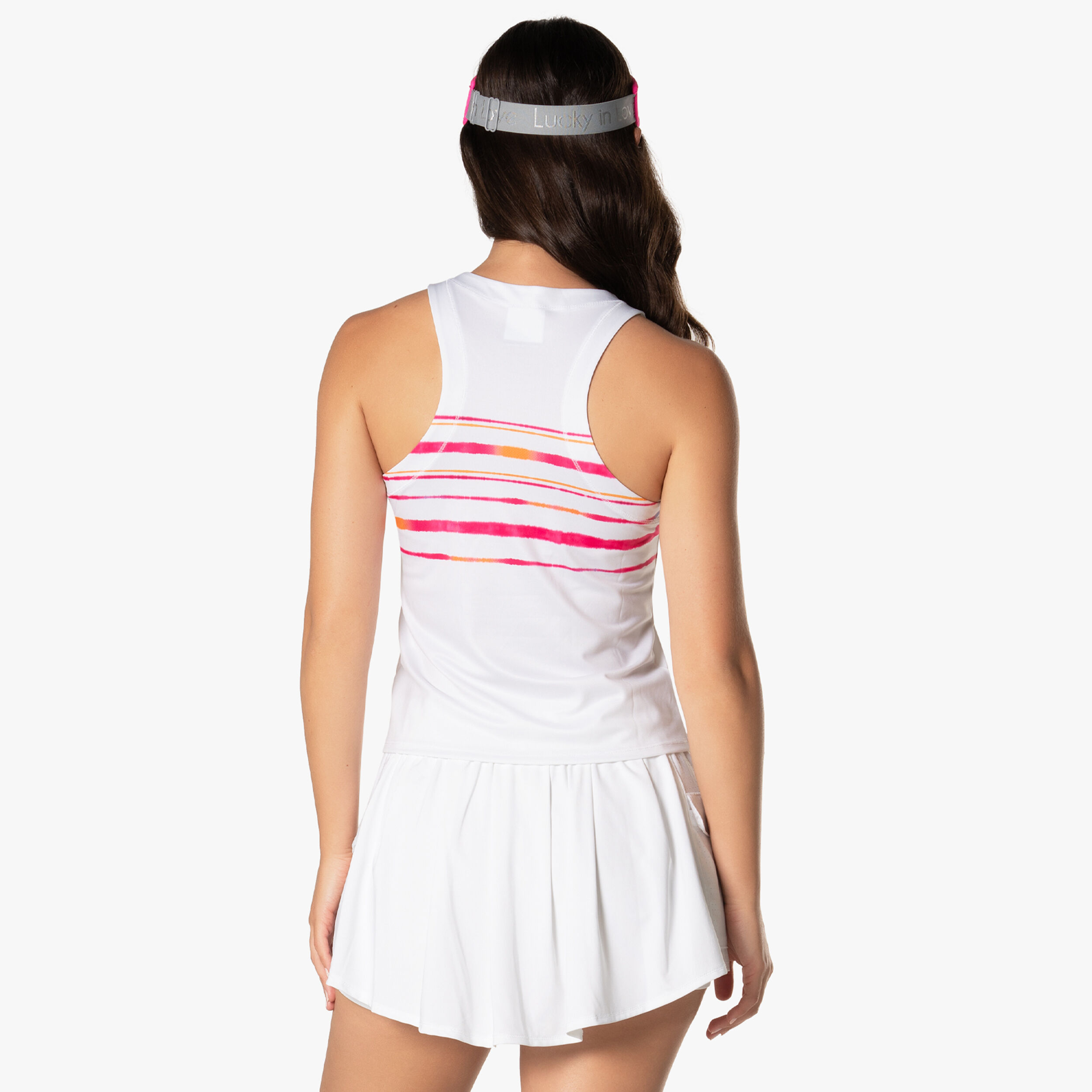 Shock N' Awe Tank-Top Damen - Weiß, Koralle