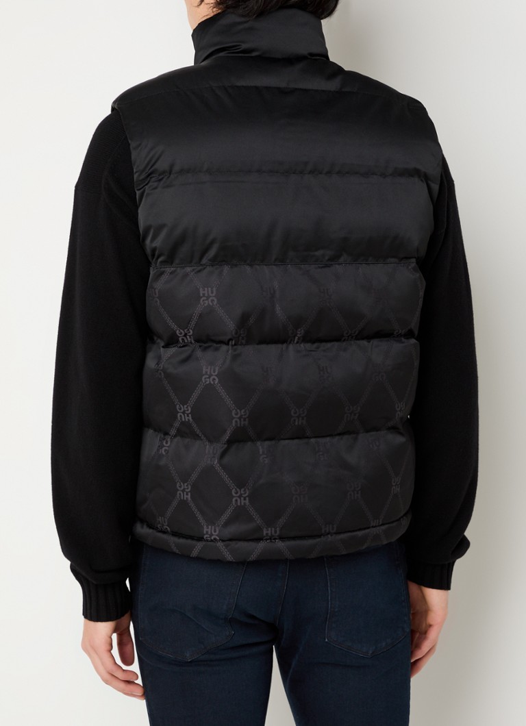 HUGO BOSS  Baltino gewatteerde bodywarmer met steekzakken en logoprint