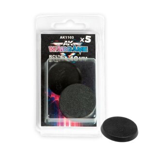 Wargame Bases - Round 40mm (5)