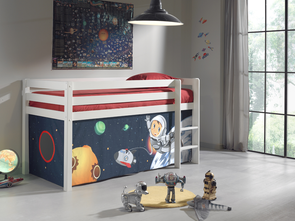 VIPACK Spielbett Pino mit Textilset 