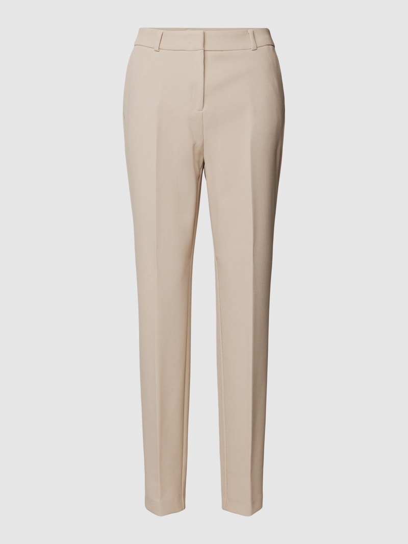 Bundfaltenhose mit Gesäßtaschen in sand