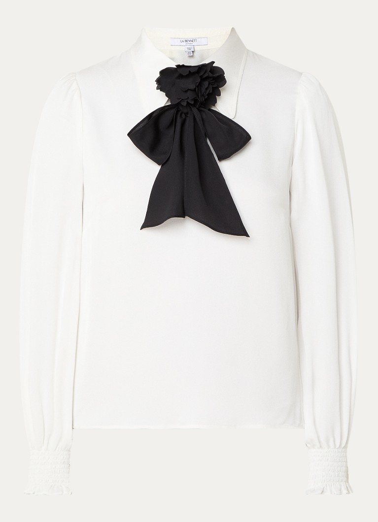 L.K.Bennett  Rose blouse met sjaalkraag
