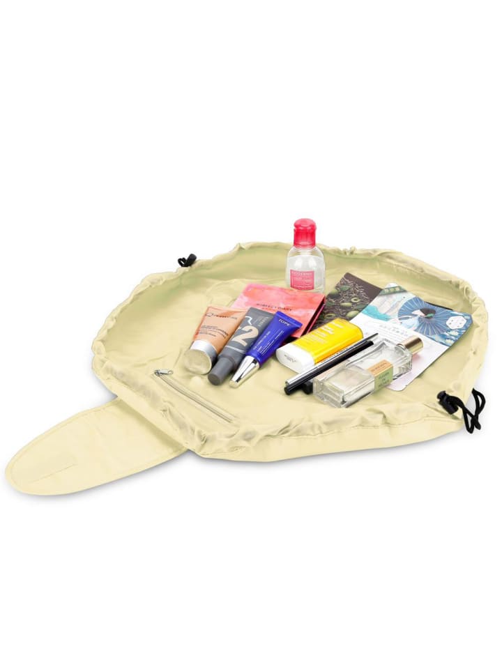 Intirilife One Step Kulturbeutel mit Kordel in CASHEW BEIGE günstig kaufen onesize