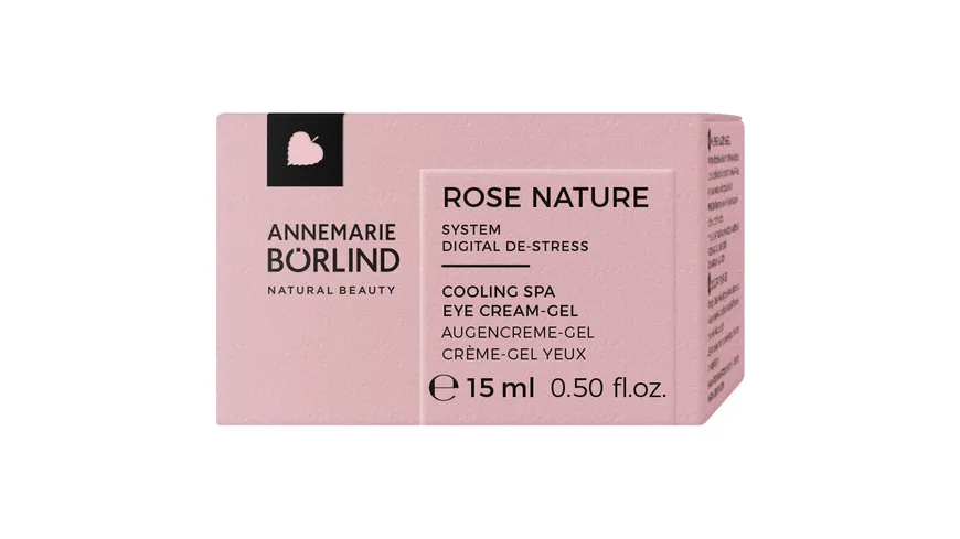 ANNEMARIE BÖRLIND ROSE NATURE Cooling Spa Eye Cream-Gel 15 ml