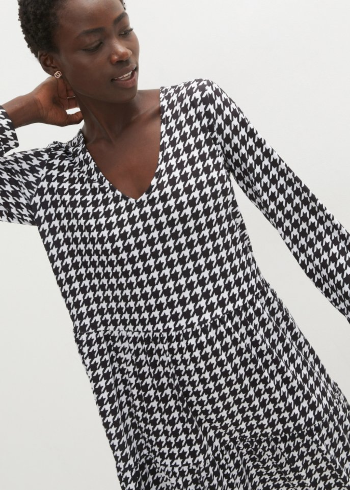 Shirtkleid Hahnentritt