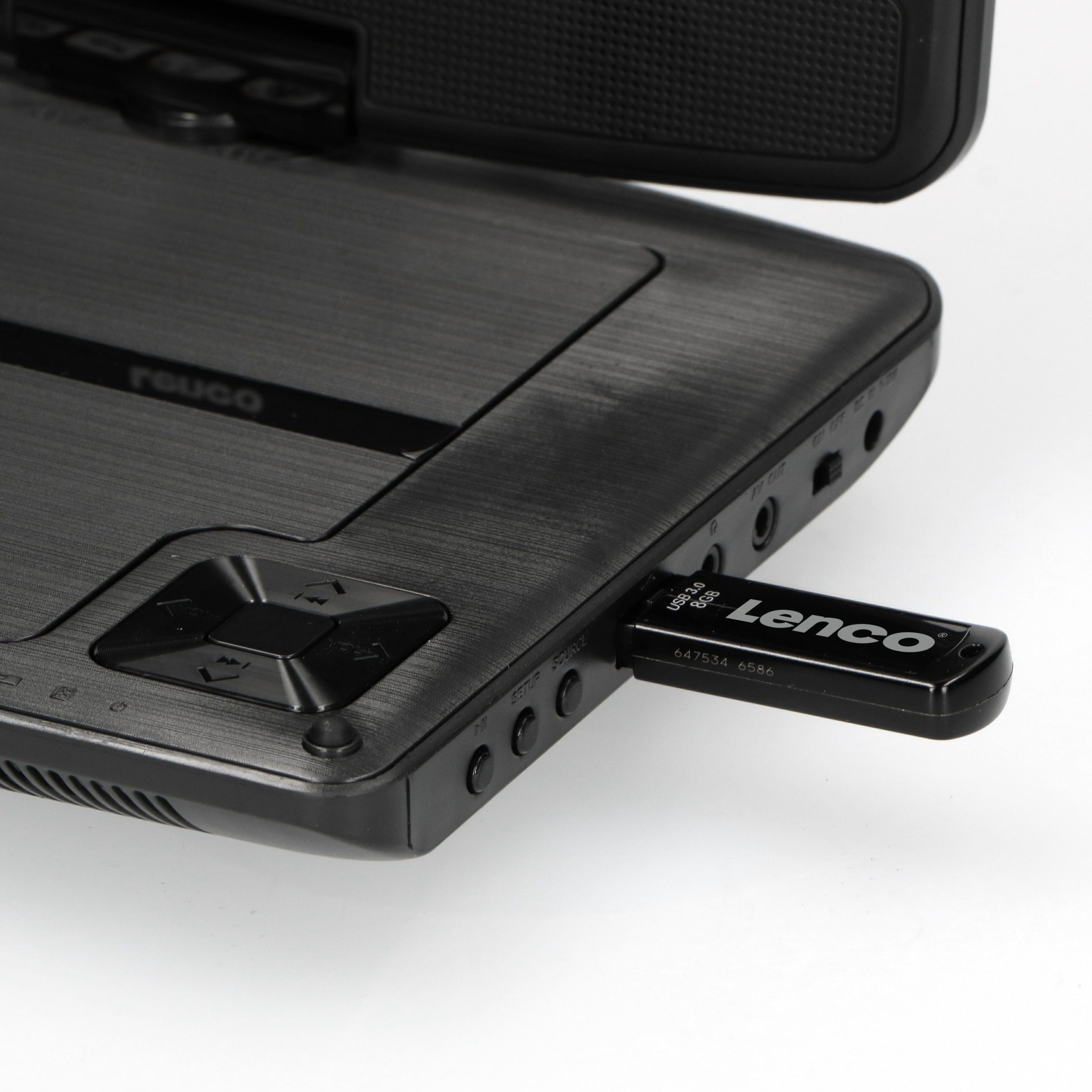 Lenco DVP-901BK Portabler DVD-Player