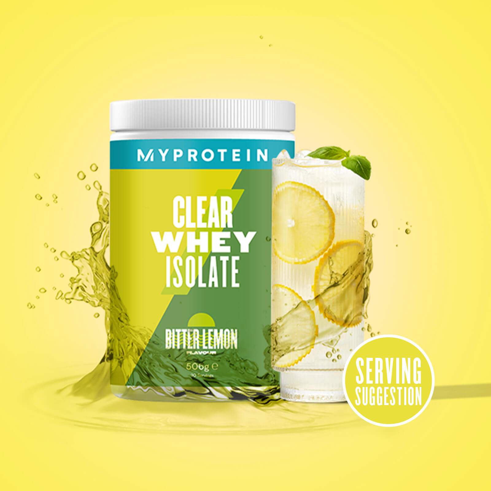 Clear Whey Isolate, Bitter Lemon, 20 Servings