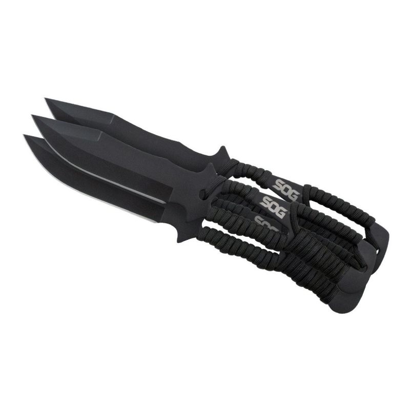 SOG Throwing Knives W\/Paracord 3 pz F041TN-CP