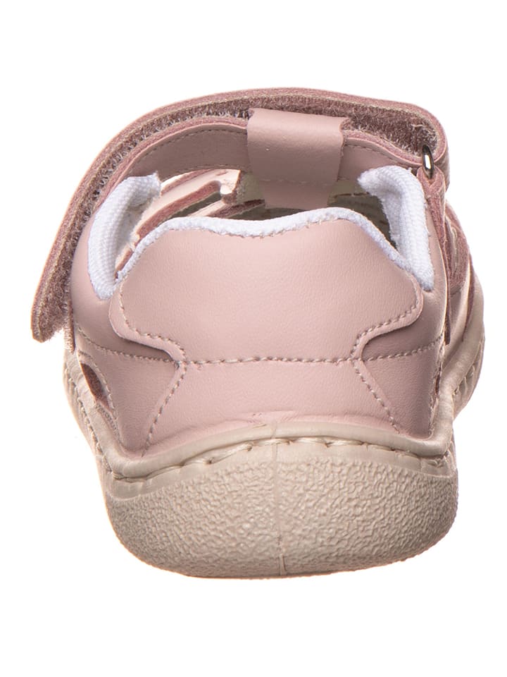 lamino Leder-Barfuß-Halbsandalen in Rosa günstig kaufen 33