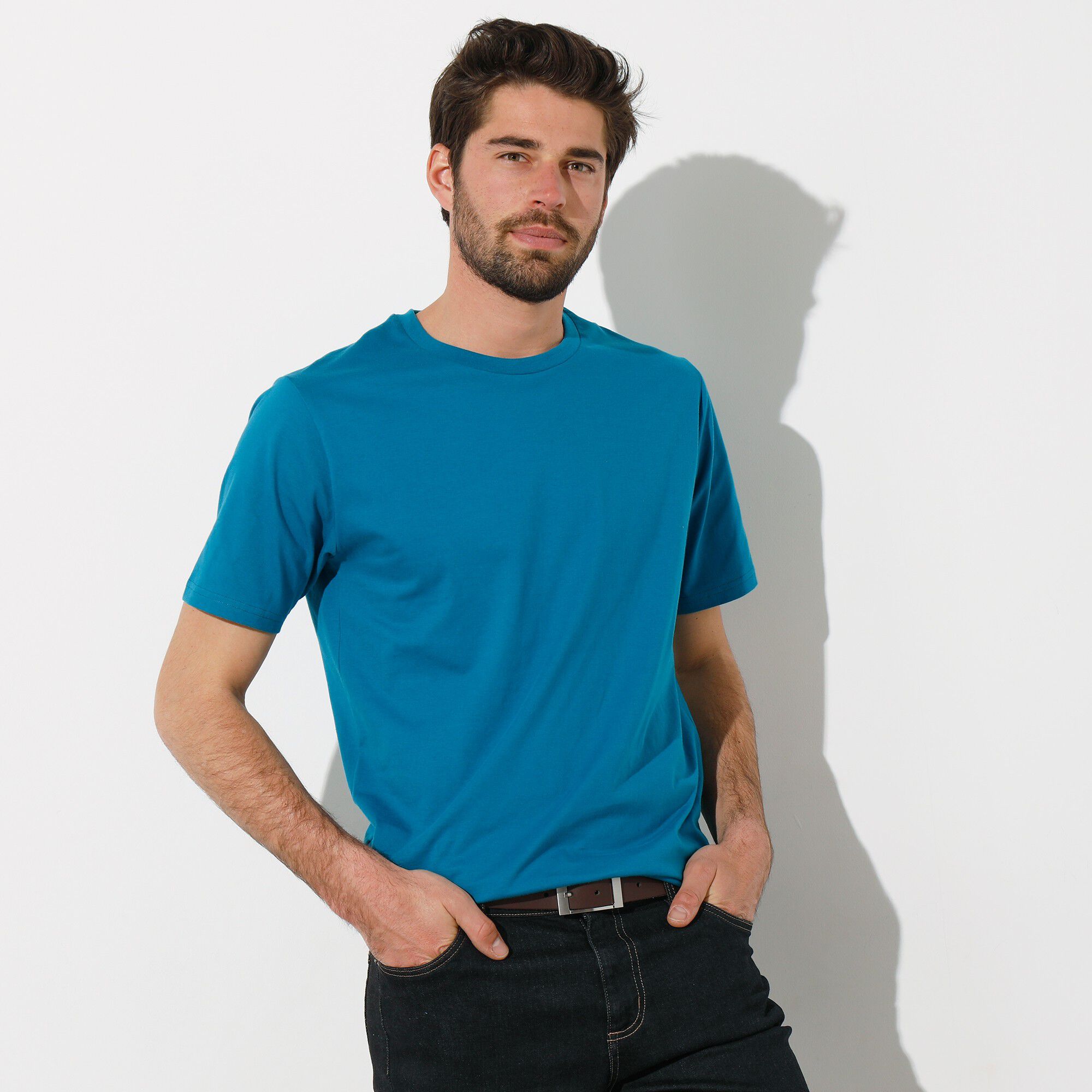 T-shirt col rond manches courtes
