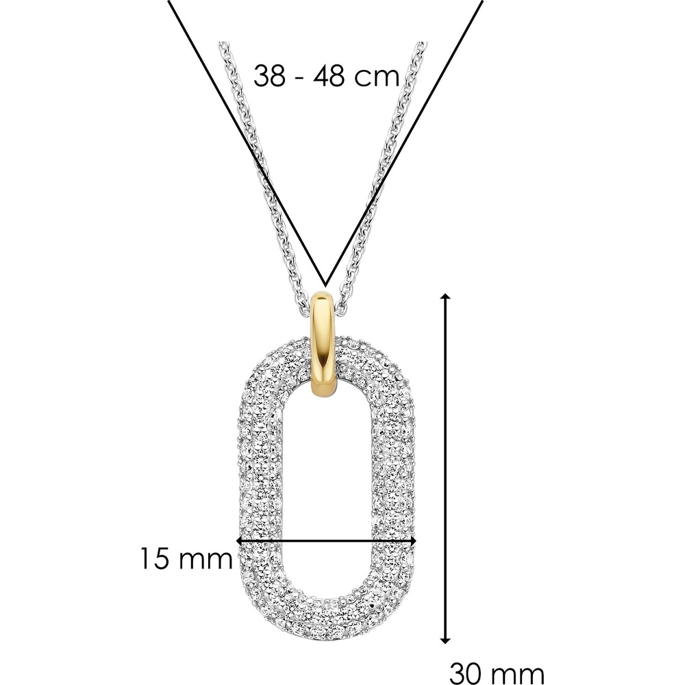 TI SENTO - Milano Chaînette 925 Argent collier