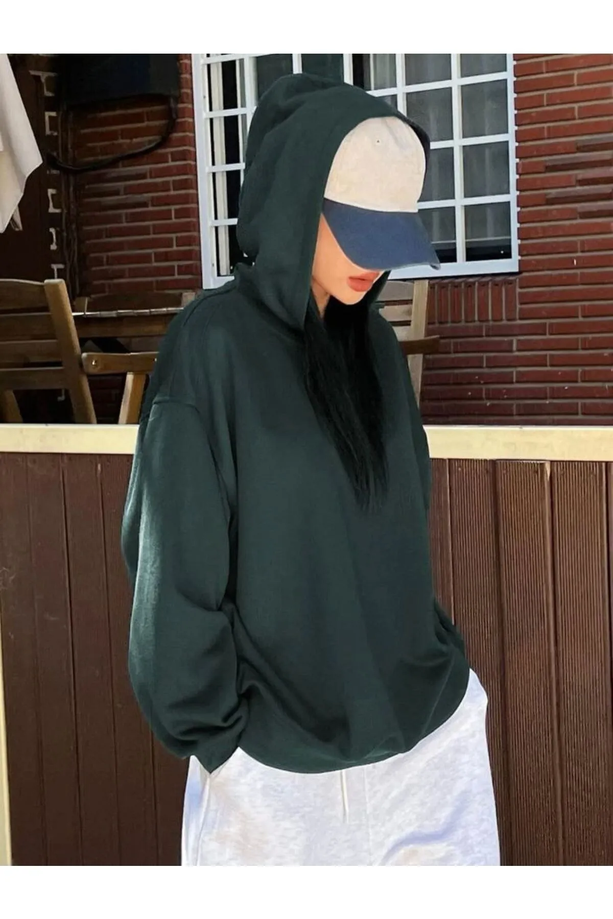 MOONBULL  Sweatshirt - Grün - Regular Fit