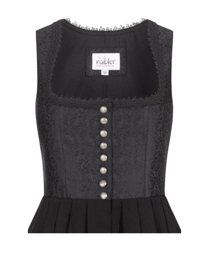Nübler Gastrodirndl Saskia in Schwarz günstig kaufen
