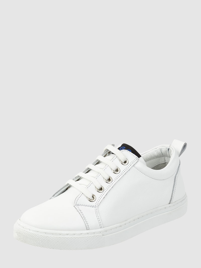 Sneaker aus Leder in weiß