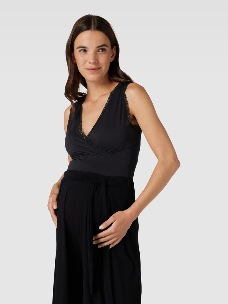 Umstands-T-Shirt mit Stillfunktion Modell 'CROSSY' in schwarz