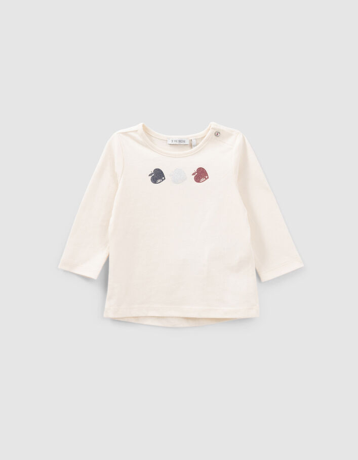 Ensemble salopette en jean et tee-shirt bébé fille
