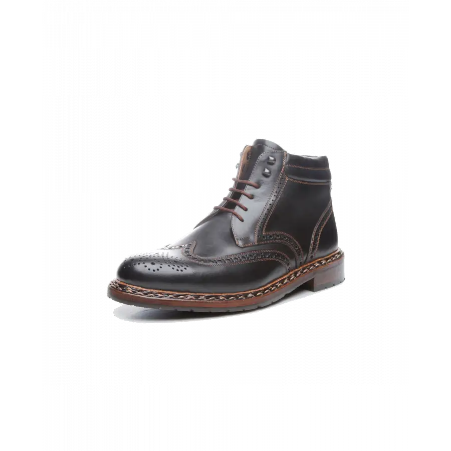 Heinrich Dinkelacker - Stiefeletten BUDA FULL-BROGUE SC Soft calf - schwarz