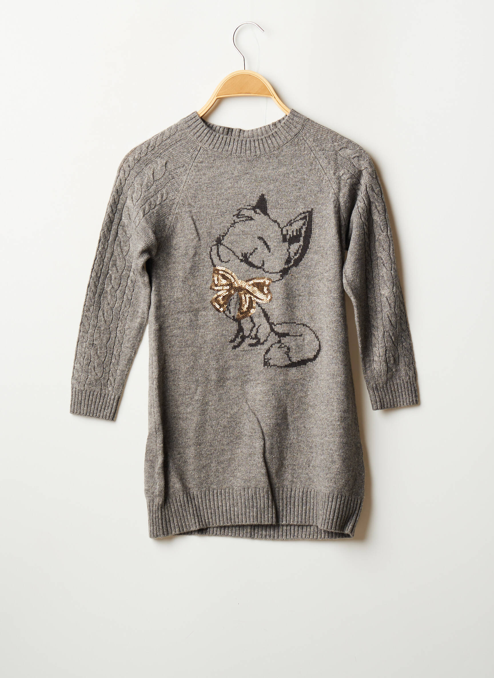 Mayoral Robes Pulls Fille couleur gris