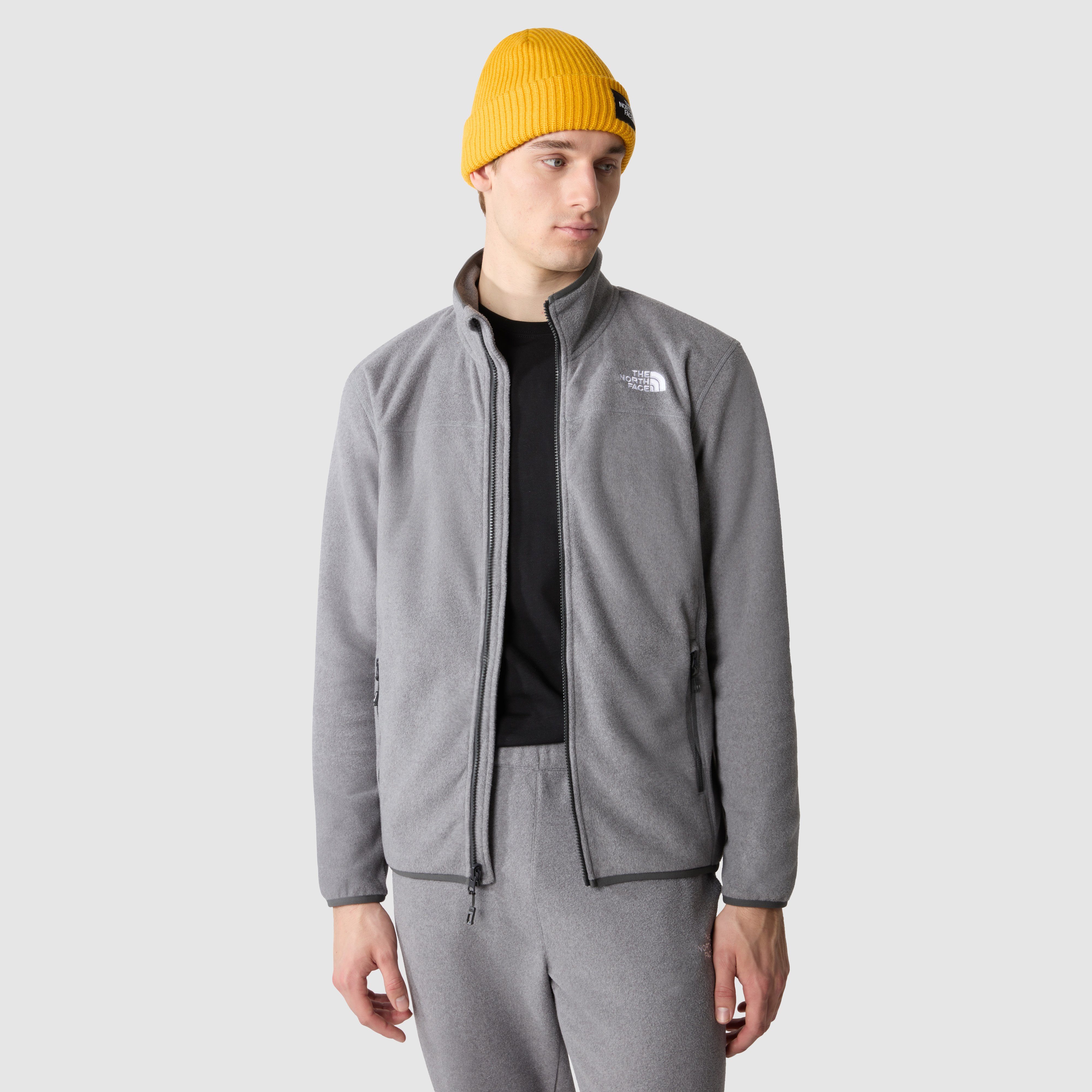 The North Face Fleecejacke M 100 GLACIER FULL ZIP aus weichem, gebürstetem Mikrofaser-Fleece
