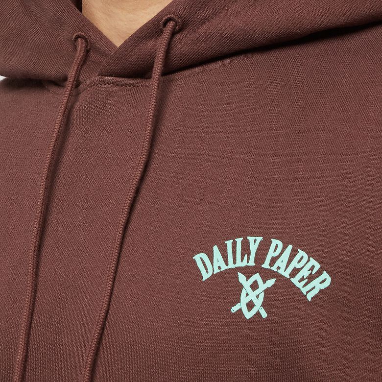 Daily Paper Horizo Hoodie chocolate brown