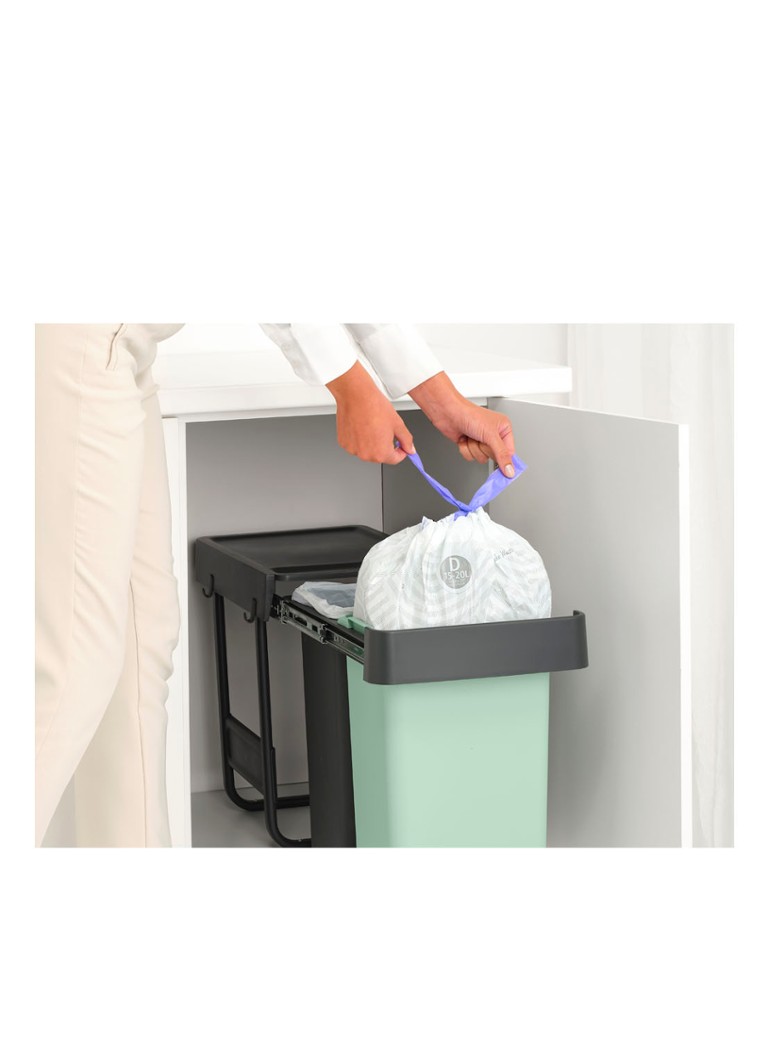 Brabantia Sort & Go 2 x 15 litrów zintegrowany kosz na śmieci