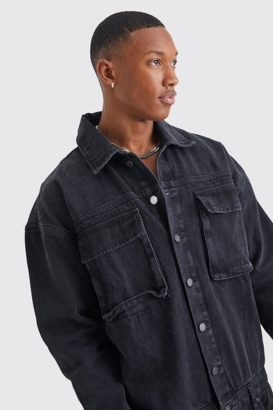 Oversize Denim-Boilersuit