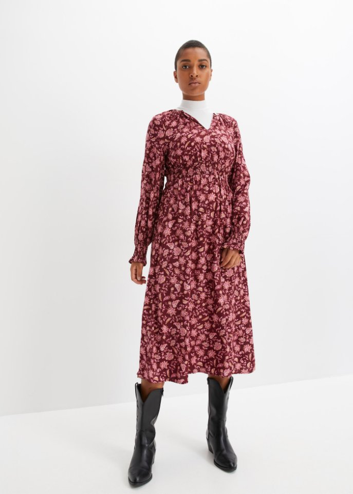 Midikleid mit Print