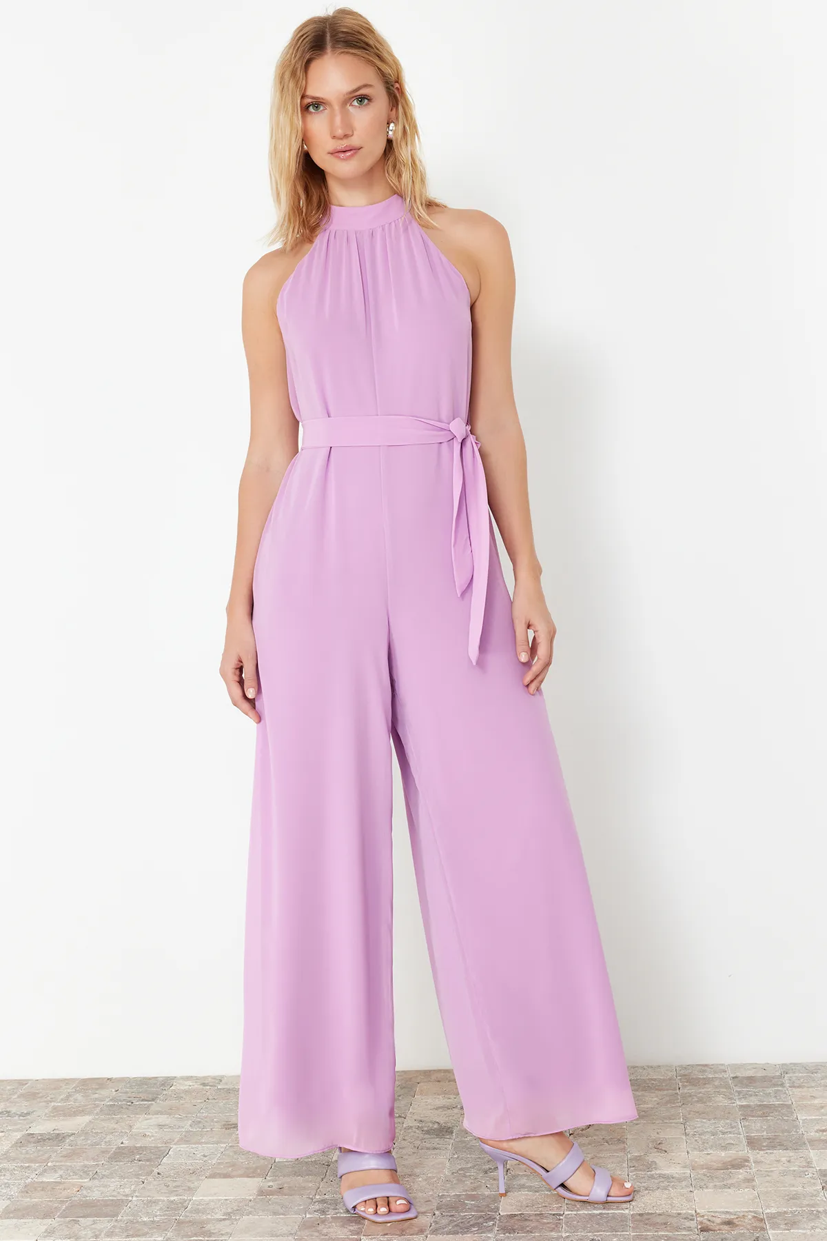 Trendyol Collection  Lilafarbener Overall TWOSS23TU00093